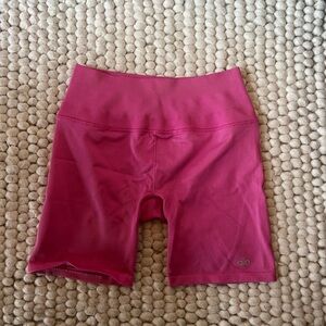 ALO Yoga Fuchsia Bike Shorts